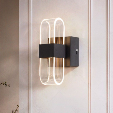 LH - GT - 467: Đèn gắn tường LED - KT: L70mm x H210mm - Đèn LED đổi 3 màu