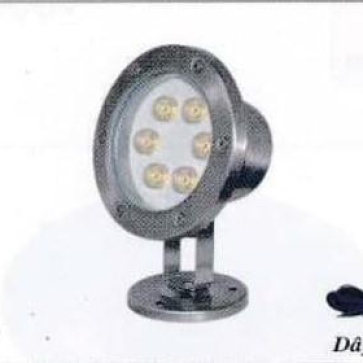 HB 6W - Đèn pha LED  đặt dưới nước/ trên bờ 6W - ánh sáng vàng