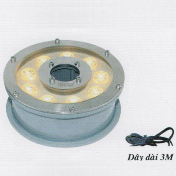 HBG 9W - Đèn pha LED SD dưới nước /trên bờ 9W - ánh sáng vàng - HF