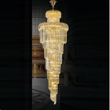 HF - CFL 3512: Đèn thả Phale, 553 hạt Phale - KT: Ø800mm x H2600mm + 800mm - Đèn chân E14 x 29 bóng