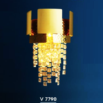 HF - V 7790: Đèn gắn tường Phale - KT: L240mm x H420mm - Bóng  đèn chân E14 x 2 bóng