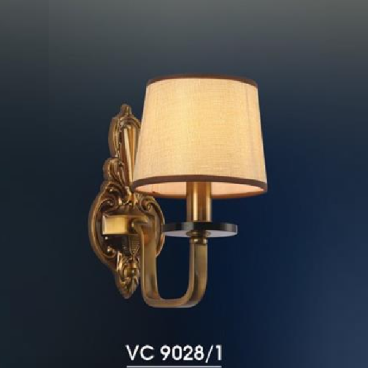 HF - VC 9028/1: Đèn gắn tường 1 bóng - KT: Ø300mm x H300mm - Đèn chân E14 x 1 bóng