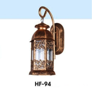HF - 94: Đèn gắn tường ngoài trời - KT: Ø120mm  x H300mm - Bóng đèn E27 x 1