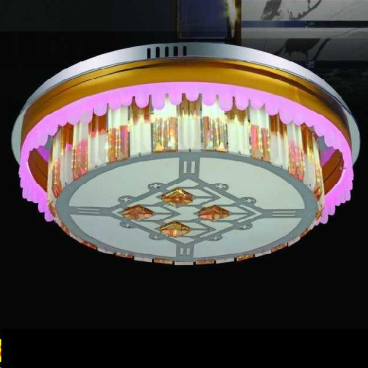 HF - ML 1949: Đèn áp trần LED - KT: Ø500mm x H140mm - Đèn  LED RCB đổi 3 màu + Remote