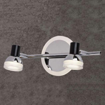 HF- SG - 2206/2: Đèn rọi tranh / rọi gương đôi -  KT: L300mm x W160mm x H130mm  - Đèn LED 18W đổi 3 màu