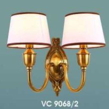 HF - VC 9068/2: Đèn tường 2 bóng, thân hợp kim,  KT: L300mm*H380mm