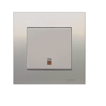 KB31D20NE_AS_G19 : Bộ contac đơn 2 cực 20A, màu xám bạc