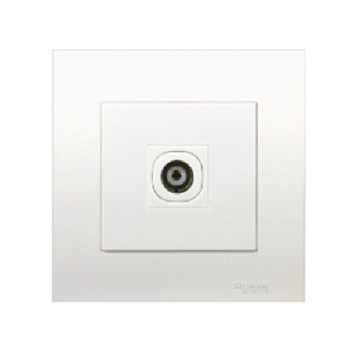 KB31TV_WE: Bộ ổ cắm TV đơn, màu trắng