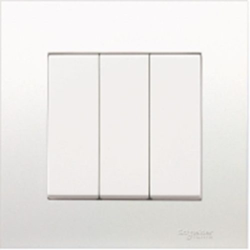 KB33_1_WE_G19: Bộ contac 3 1 chiều, 16AX, màu trắng