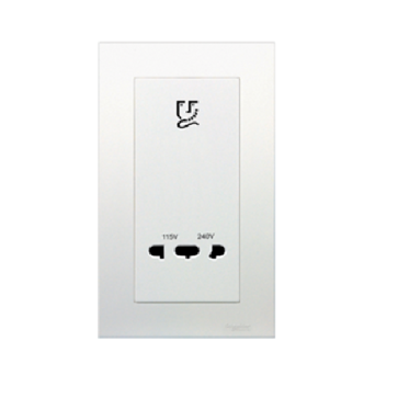 KBT727V_WE: Bộ ổ cắm dao cạo râu, màu trắng