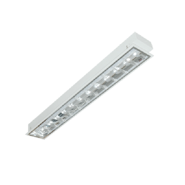 LCA118: Máng đèn phản quang âm trần 1 bóng - KT: L1215mm x W185mm x H95mm - Đèn LED T8 1x18W - 1 chế độ ánh sáng (vàng/trắng)