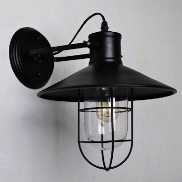 LH - GTCN 96: Đèn gắn tường - KT: Ø270mm  x L250mm - Bóng đèn E27 x 1 bóng