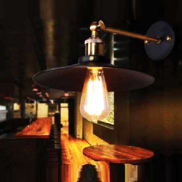 LH - GTCN 98: Đèn gắn tường - KT: Ø260mm  - Bóng đèn E27 x 1 bóng