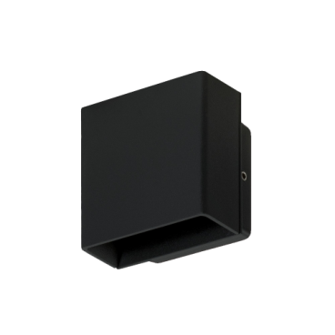 Mensa - 5W: ĐÈN VÁCH 5W VỎ ĐEN - ÁNH SÁNG VÀNG 