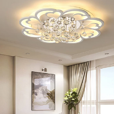 LH - MO - 9033: Đèn áp trần LED, hạt Phale - KT:  Ø750mm x H170mm - Đèn LED đổi 3 màu