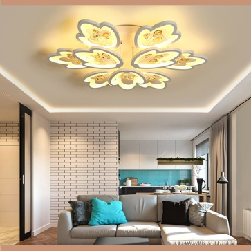 MO - 954A - 18:  Đèn áp trần LED 9 cánh - KT:  Ø750mm x H150mm - Đèn LED đổi 3 màu