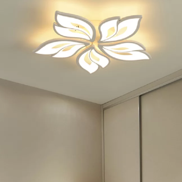 MO - 971 - 20:  Đèn áp trần LED, 5 cánh -  KT: Ø550mm x H100mm - Đèn LED đổi 3 màu