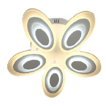 MO - 974/5:  Đèn áp trần LED 5 cánh  - KT: Ø600mm x H100mm - Đèn LED đổi 3 màu