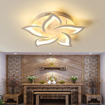 MO - 975/5 cánh:  Đèn áp trần LED -  Ø650mm x H100mm - Đèn LED đổi 3 màu