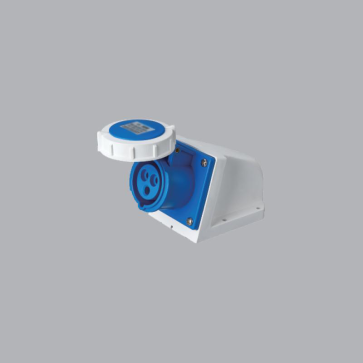 MPN - 1132: Ổ cắm cố định bắt tường 16A, 240V, 2P +E - IP 67 - MPE