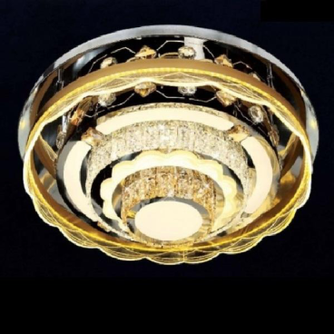 NC 037: Đèn áp trần LED  - KT: Ø600mm x H200mm - Đèn LED đổi 3 màu - Remote