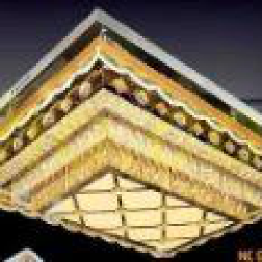 NC 038: Đèn áp trần Phale - KT: L930mm x W730mm x H200mm - Đèn LED đổi 3 màu - Remote