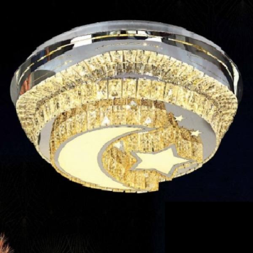 NC 049:  Đèn áp trần LED - KT: Ø600mm x H200mm - Đèn LED đổi 3 màu - Remote