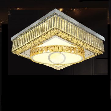 NC 051: Đèn áp trần vuông LED - KT:  ❒600mm x H200mm - Đèn LED đổi màu - Remote