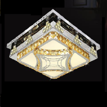 NV - NC 227: Đèn áp trần vuông LED - KT:  ❒500mm x H160mm - Đèn LED đổi màu - Remote