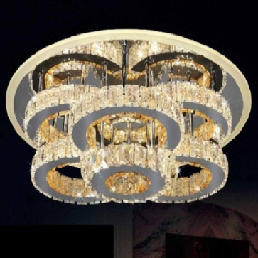 NC 320: Đèn áp trần - KT: Ø600mm x H220mm - Đèn LED đổi 3 màu - Remote