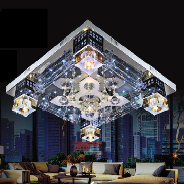 NC 9042: Đèn áp trần vuông LED đổi màu - KT:  ❒500mm H 180mm - Đèn LED đổi màu - Remote