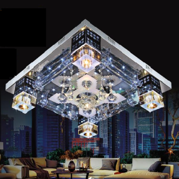 NC 9042: Đèn áp trần vuông LED đổi màu - KT:  ❒500mm H 180mm - Đèn LED đổi màu - Remote