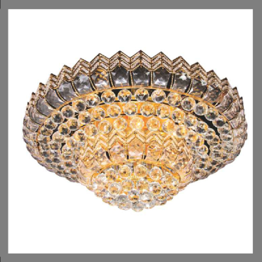 NC 90927A: Đèn áp trần Phale, 154 Hạt Phale, có motor xoay - KT: Ø800mm x H380mm - Bóng đèn chân E14 x 15 bóng  - Remote