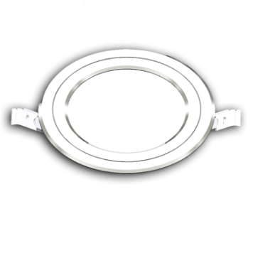 NDL096S90: Đèn LED âm trần viền bạc 9W - KT: Ø112mm x H35mm - Lổ khoét: Ø90mm - Ánh sáng trắng