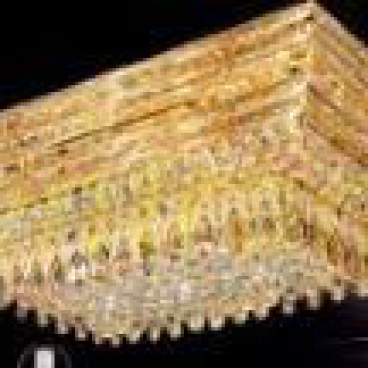 NL - NC 6099: Đèn áp trần Phale - KT: L1050mm x W750mm x H300mm - Đèn chân E14*22 bóng ( tính riêng) - Remote