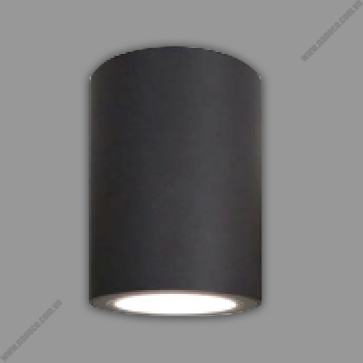 NSDL7205B: Đèn lon nổi màu xám đậm - KT:  Ø108mm/H155mm - Bóng E27 ( tính riêng)