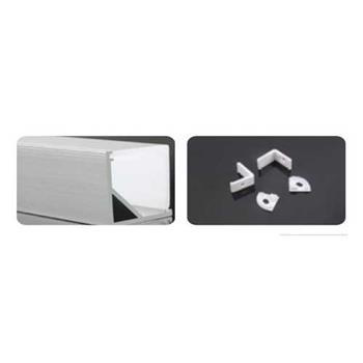 NST - AB1515 - Nẹp nhôm, linh kiện dùng cho LED dây trong nhà