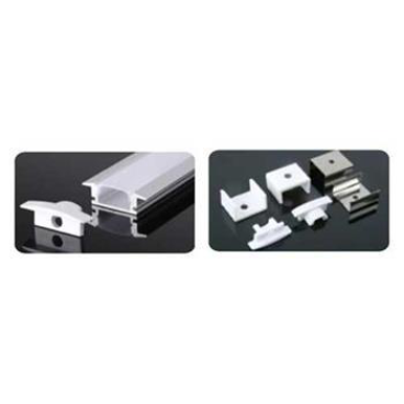 NST - AB2507 - Nẹp nhôm, linh kiện dùng cho LED dây trong nhà