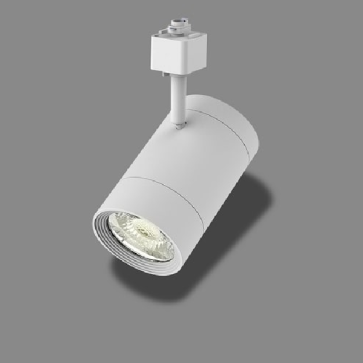 NTR143W: Đèn LED rọi ray chiếu điểm 14W vỏ trắng - KT: Ø85mm x H134mm - Ánh sáng vàng 3000K