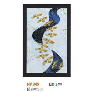 NV 349: Đèn gắn tường LED - KT: 200mm x 300mm - Đèn LED 24W