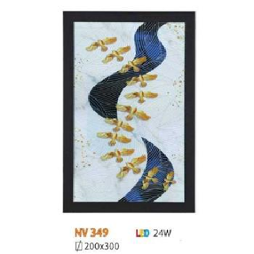 NV 349: Đèn gắn tường LED - KT: 200mm x 300mm - Đèn LED 24W
