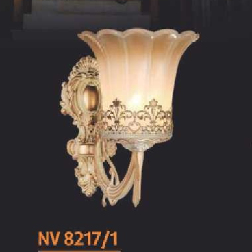 NV 8217/1: Đèn gắn tường 1 bóng - KT: L300mm x H300mm - Đèn chân E27 x 1 bóng
