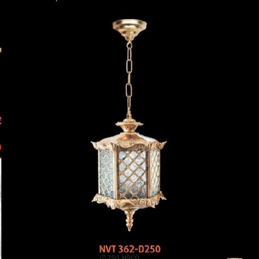 NV - NVT 362: Đèn thả Đơn - KT: Ø250mm x H 900mm - Đèn chân E27 x 1 bóng
