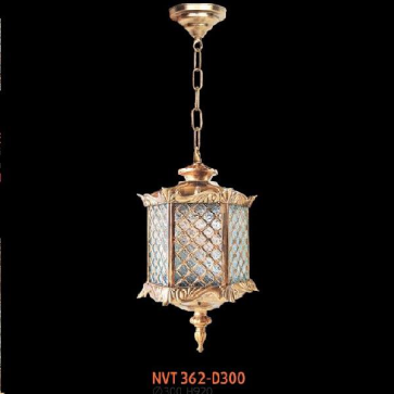 NV - NVT 362: Đèn thả - KT: Ø300mm x H 920mm - Đèn chân E27 x 1 bóng