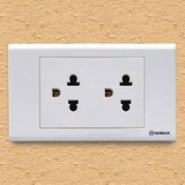 Ổ cắm đôi 3 chấu_S18UE2 SINO