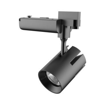 Pavo Track Light: Đèn rọi thanh rây (vỏ đen) 30W, KT: Ø96x140mm - Ánh sáng vàng/trung tính