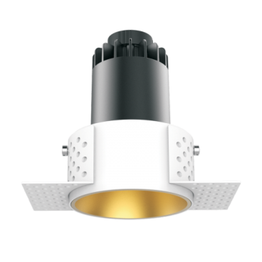  POLAR: Đèn âm trần không viền 10W, Ø117mm, lổ khoét: Ø82mm - ánh sáng vàng/trung tính