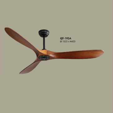 QT - 193A: Quạt trần 3 cánh thẳng - KT: Ø1520mm x H400mm