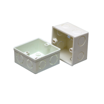 S3157H: Đế âm chống cháy ( cao) dùng cho các mặt ổ căm vuông (Sino) - KT: 82.5x82.5xH51.5mm