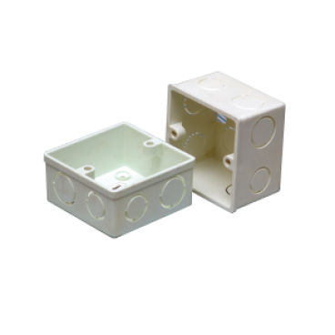 S3157L: Đế âm chống cháy dùng cho các mặt ổ căm vuông (Sino) - KT: 82x82xH40mm